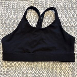 All in Motion Black Sports Bra strappy Racerback
